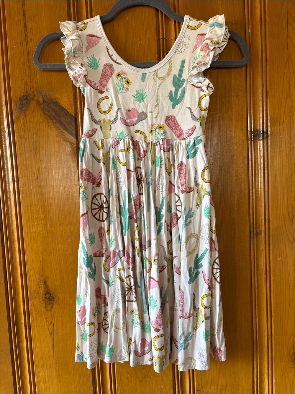 PLAY by Little Sleepies Ready To Rodeo Twirl Dress Sz 8 Girl